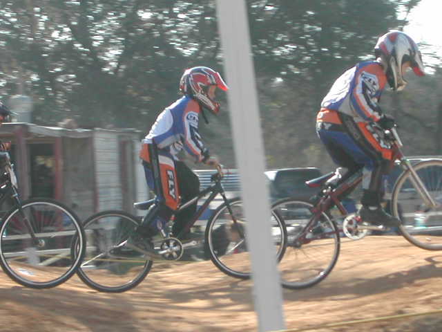 Cody in front on cruiser